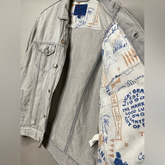 Lucky Brand Vintage Lightweight Denim Jacket. - Picture 4 of 7